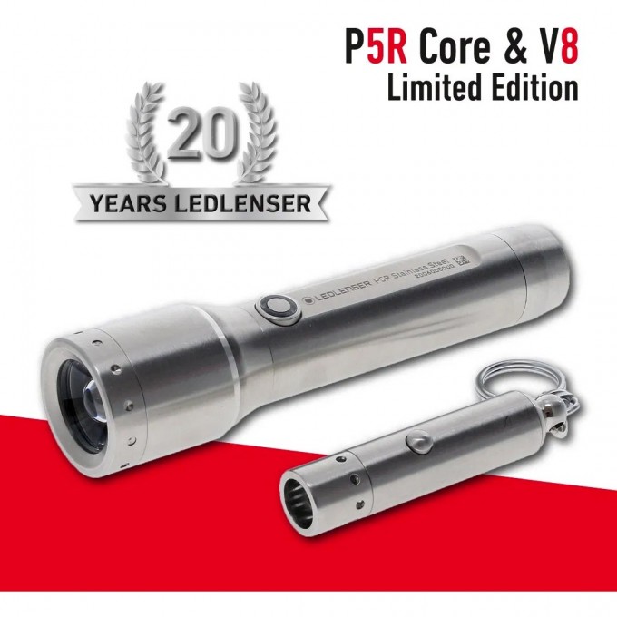 Подарочный набор LED LENSER P5R СORE & V8 502467